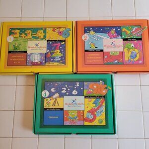 Hooked on Math Kits Cassette Tapes 1 2 4 Addition Subtraction Division Home Scho